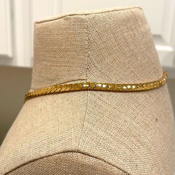 Christian Dior Vintage Gold-tone and Purple Necklace - Picture 5 of 7